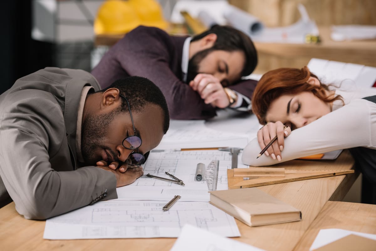 Dormire al lavoro
