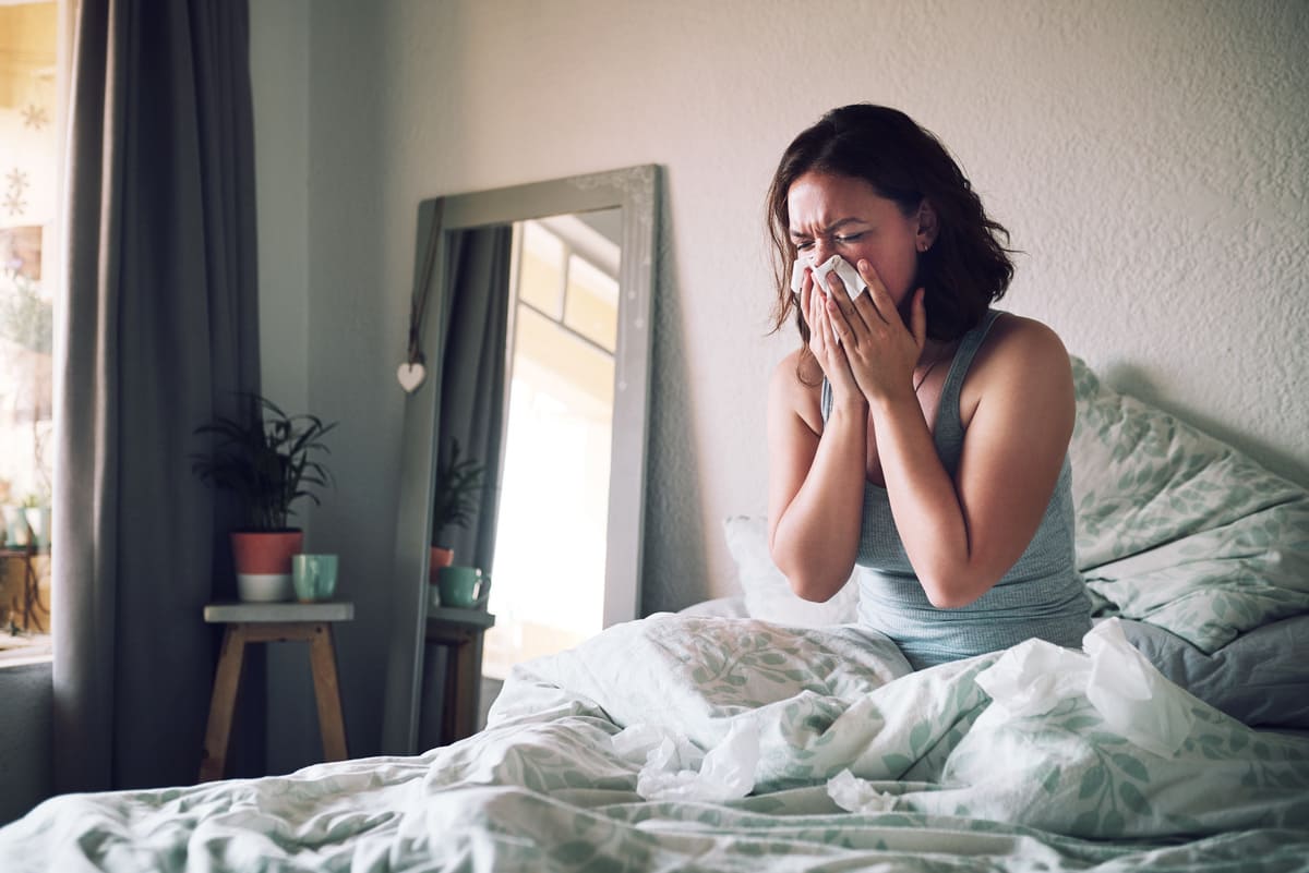 Dormire con l'influenza