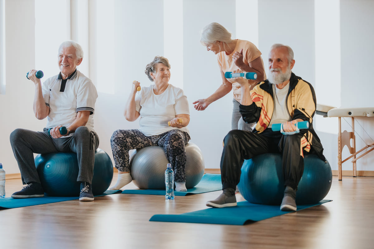 Il fitness aiuta gli anziani a restare in forma e di buon umore