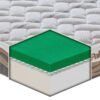 Materasso Pale Gold con TECHNOAIRFRESH® e micromolle con tessuto Termosensitive sfoderabile